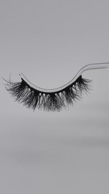 15mm faux mink fluffy lashes D57-F